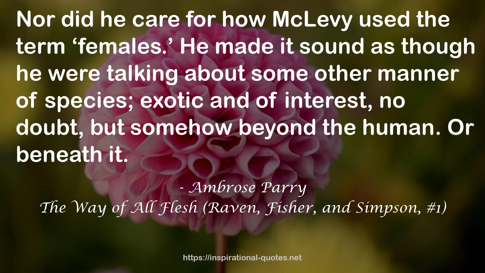 Ambrose Parry QUOTES