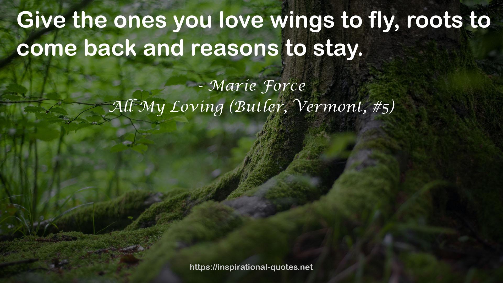 All My Loving (Butler, Vermont, #5) QUOTES