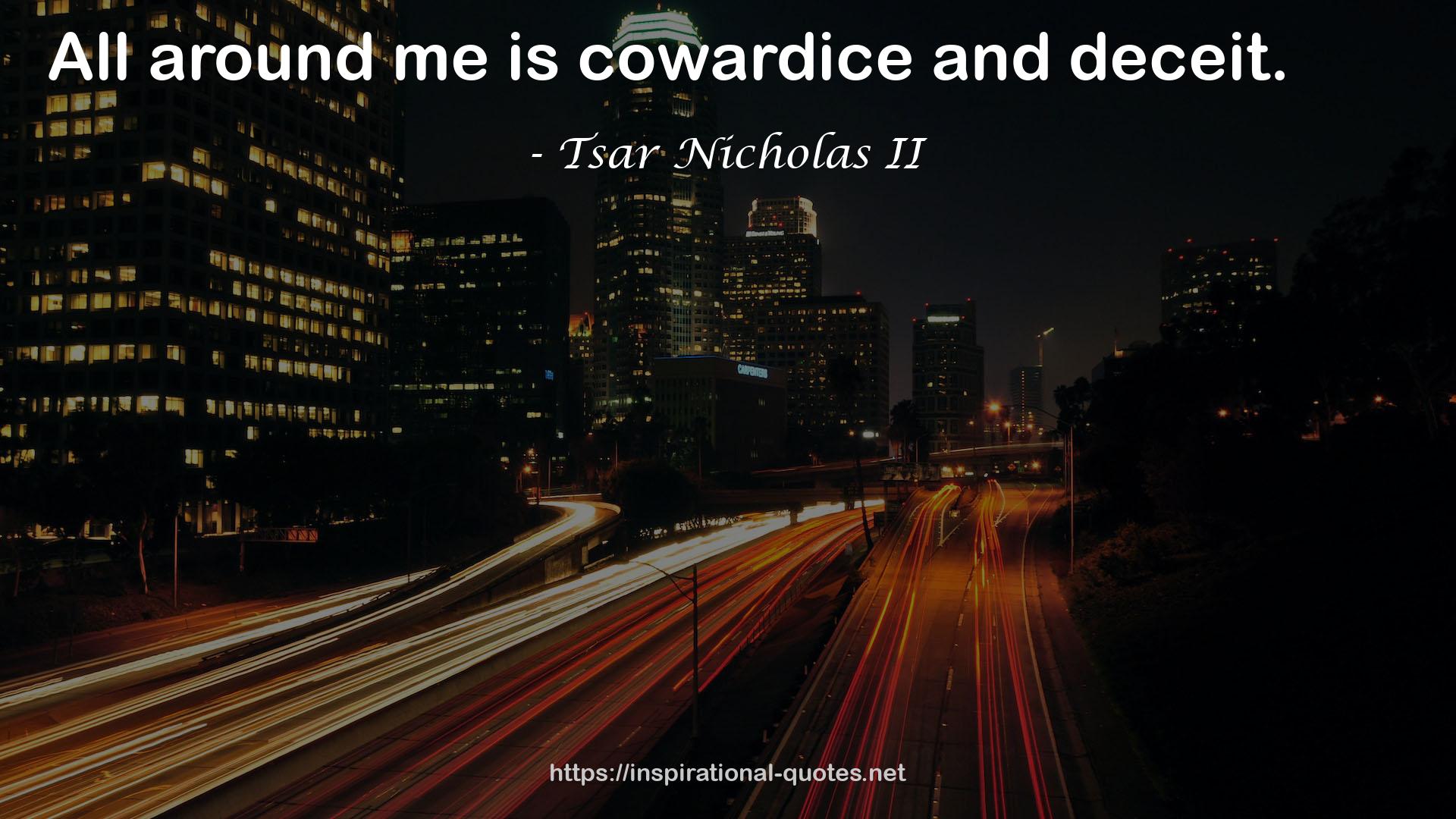 Tsar Nicholas II QUOTES