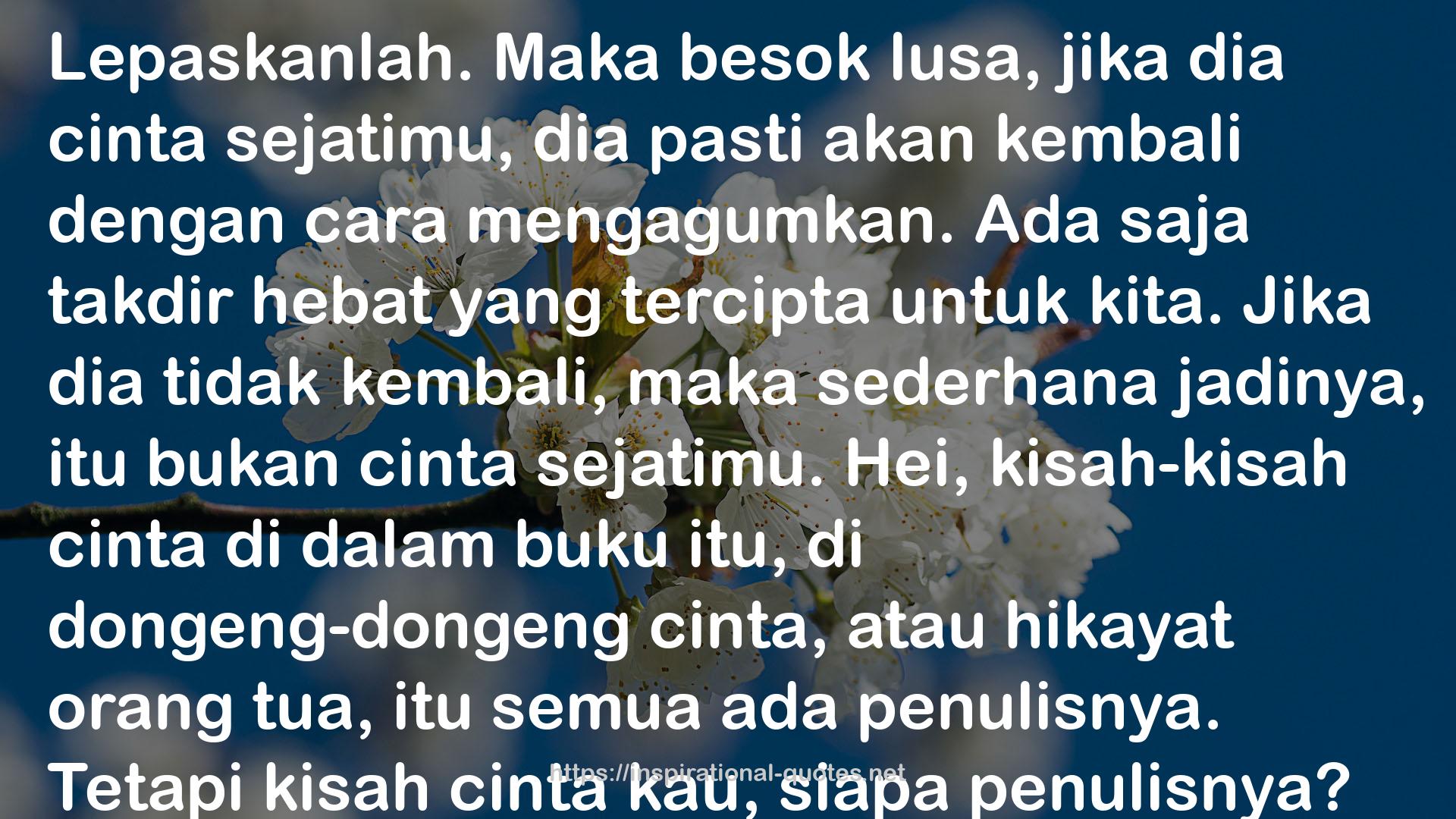 Rindu QUOTES