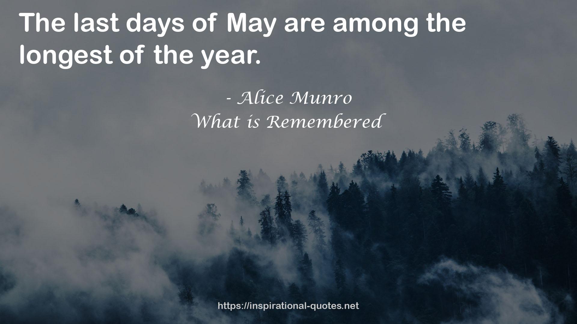 What is Remembered QUOTES