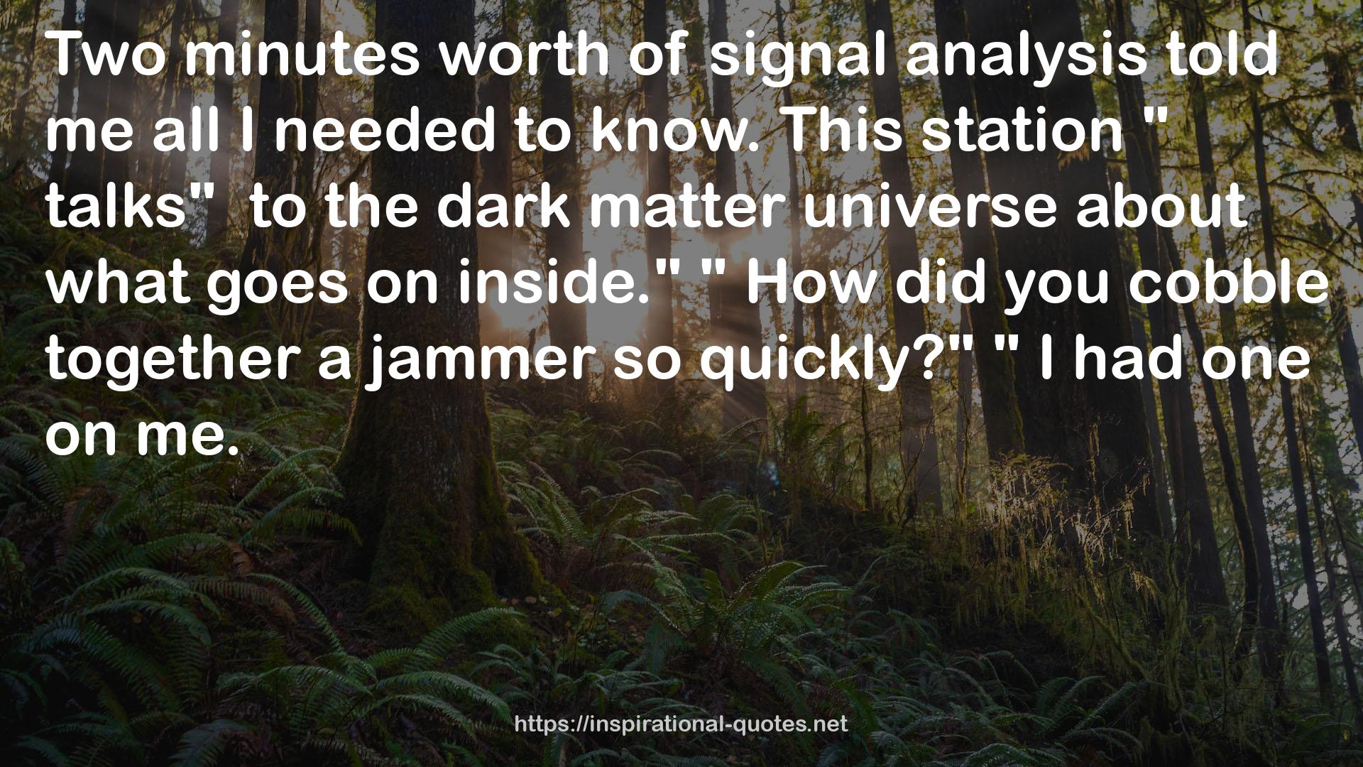 signal analysis  QUOTES