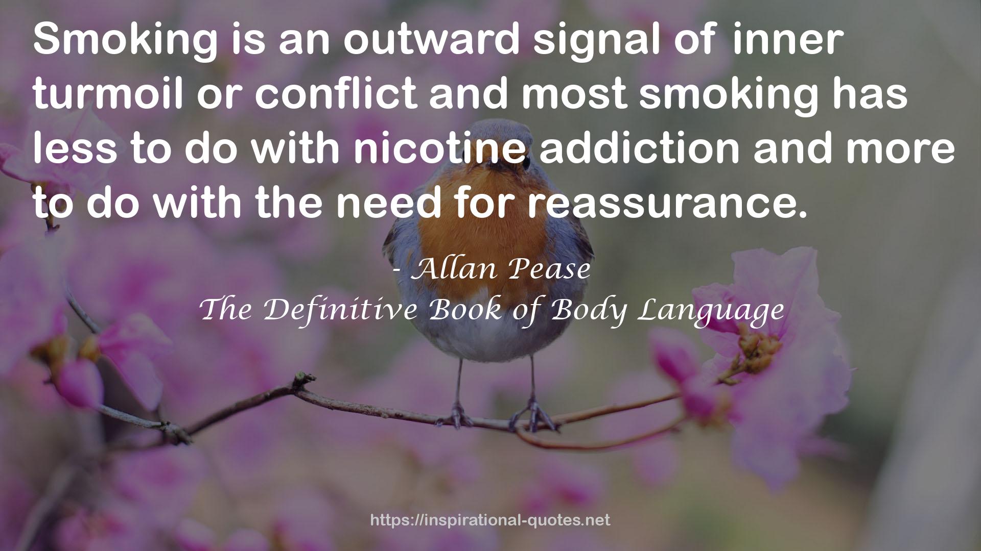 The Definitive Book of Body Language QUOTES