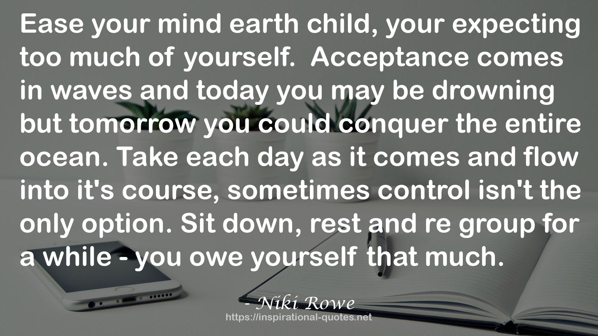 Niki Rowe QUOTES