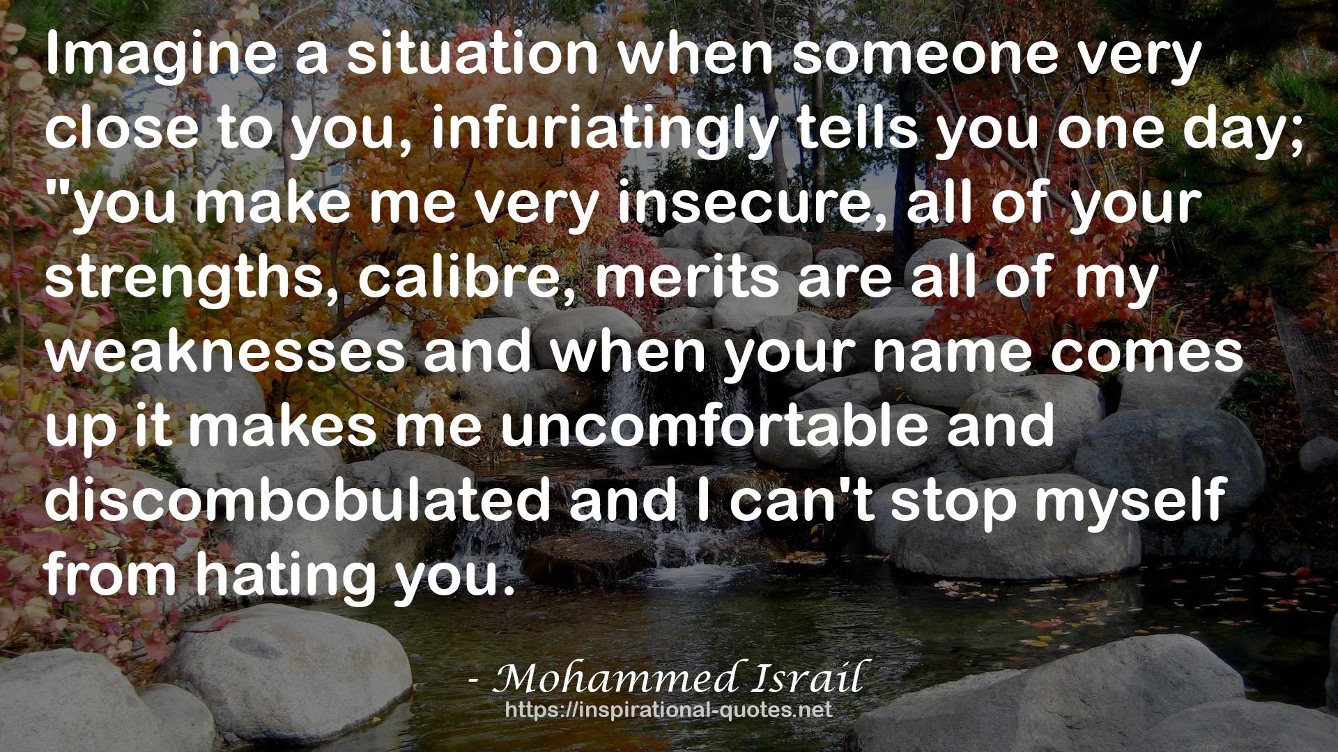 Mohammed Israil QUOTES