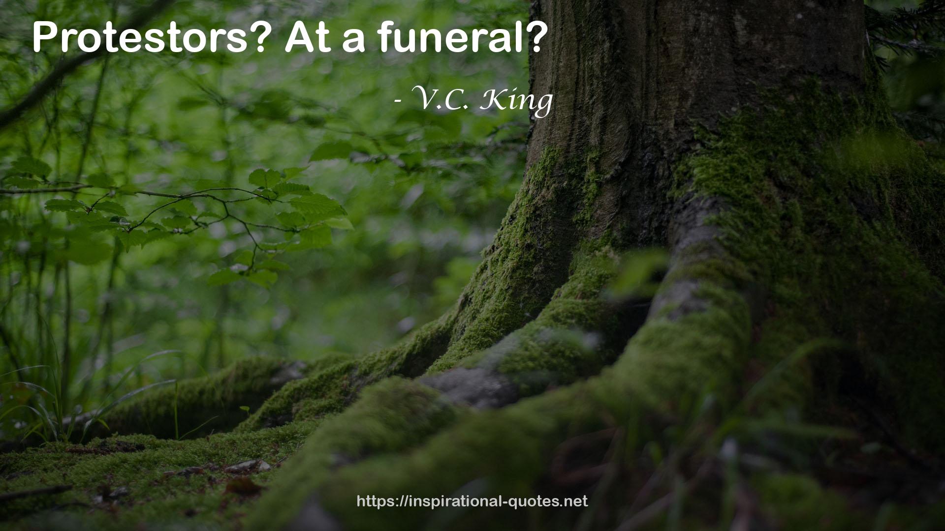 V.C. King QUOTES