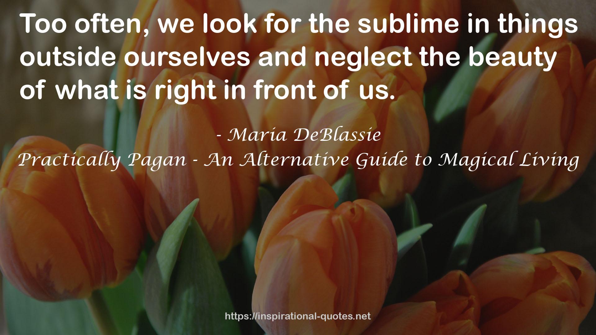 Maria DeBlassie QUOTES