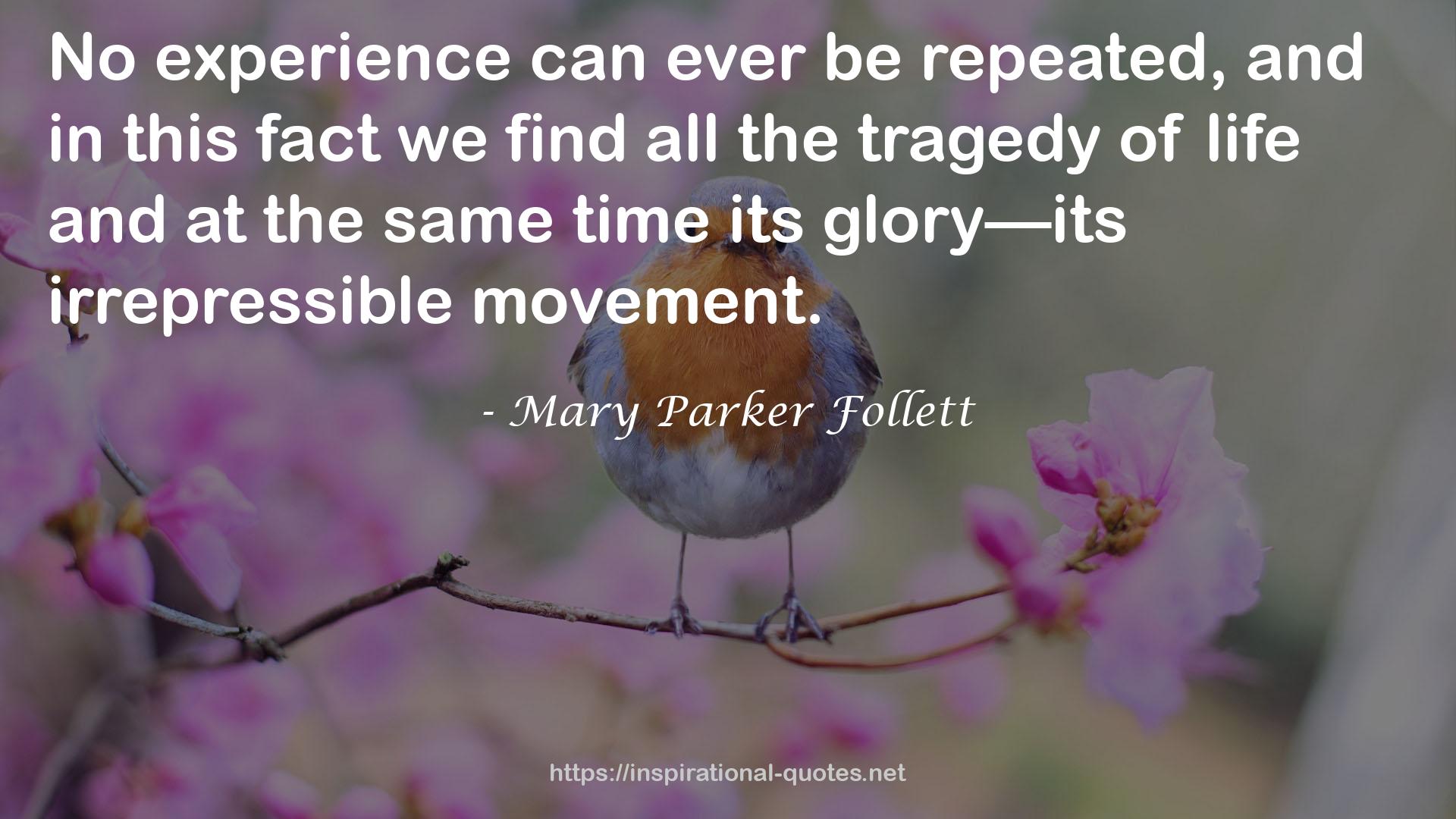 Mary Parker Follett QUOTES