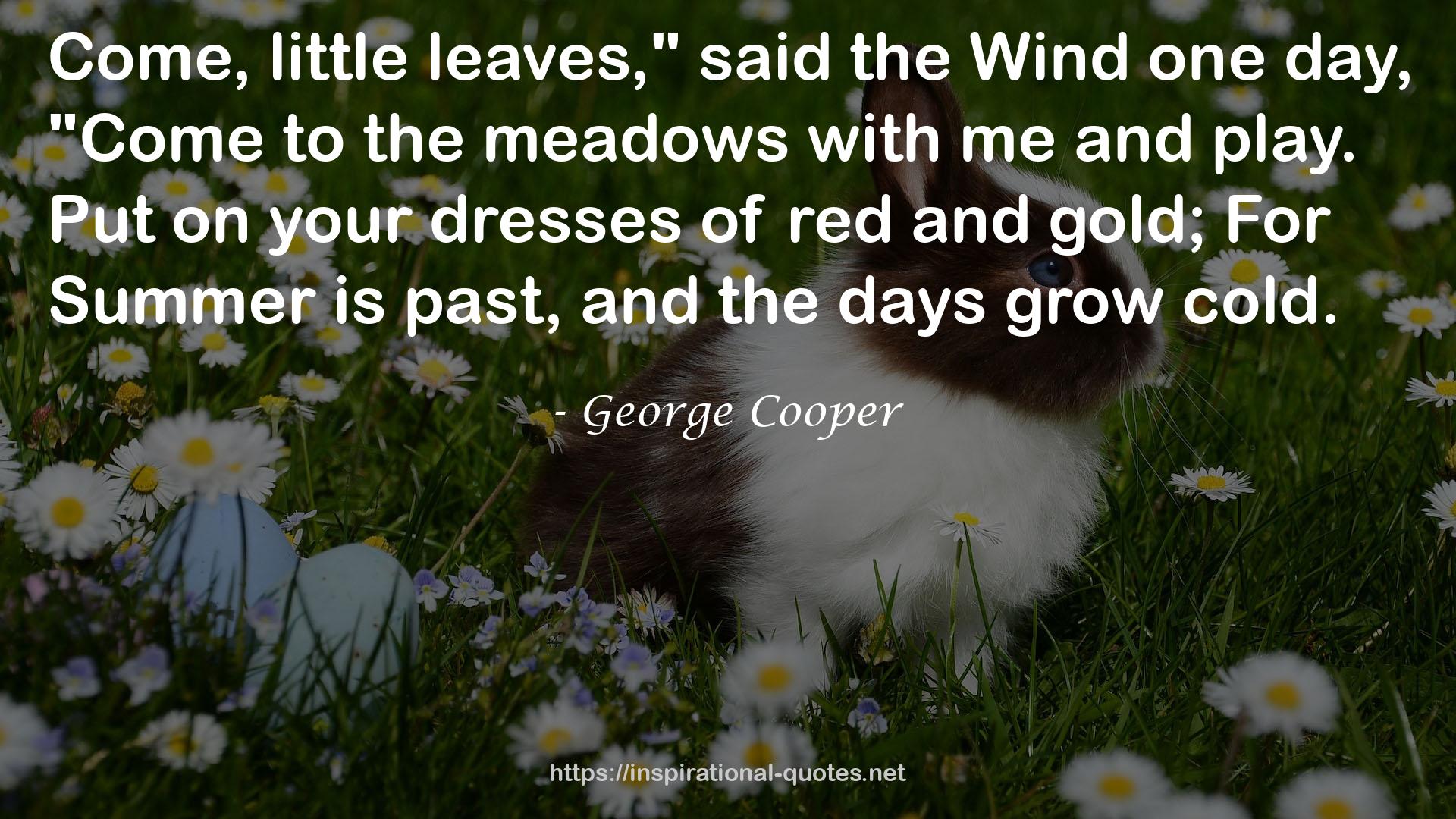 George Cooper QUOTES