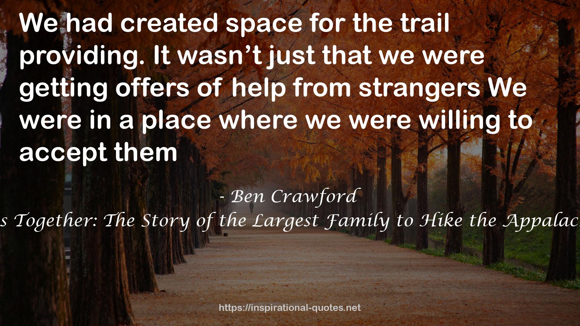 Ben Crawford QUOTES