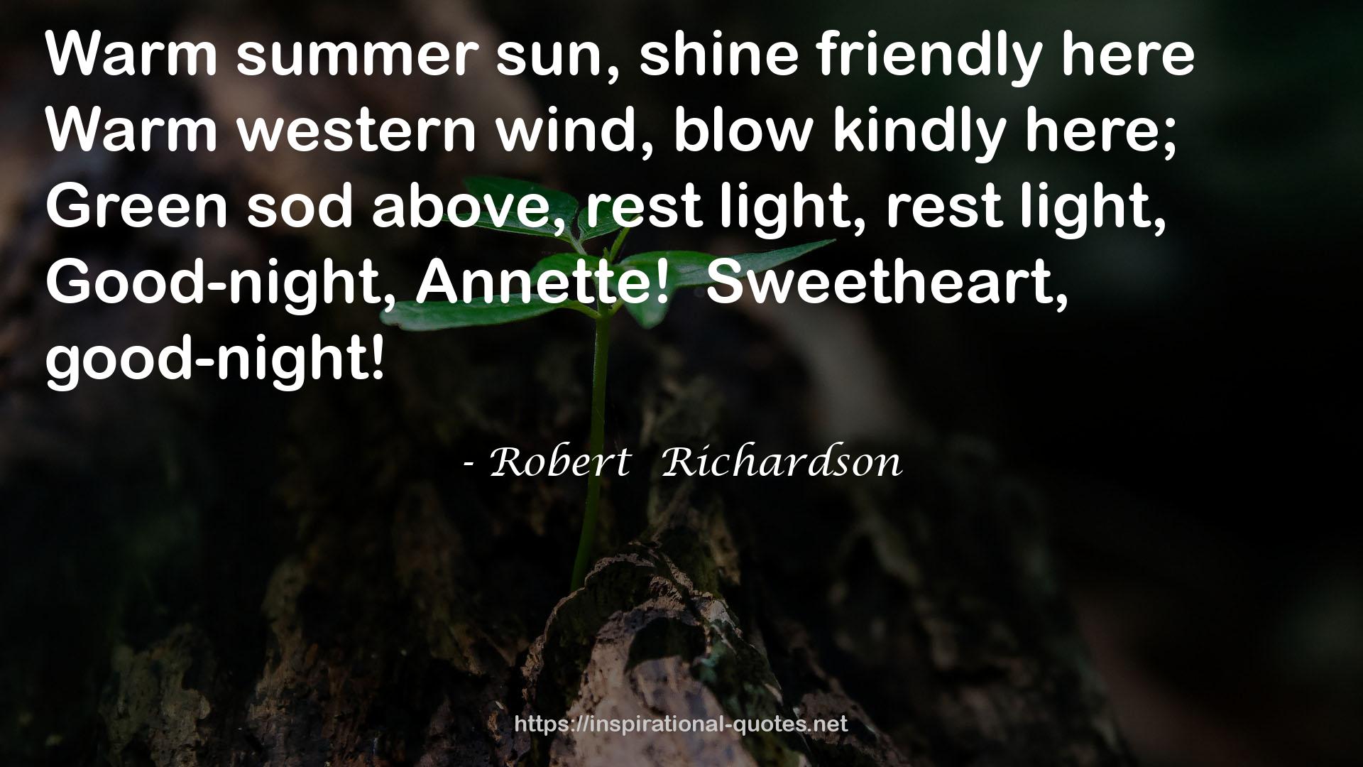 Robert  Richardson QUOTES