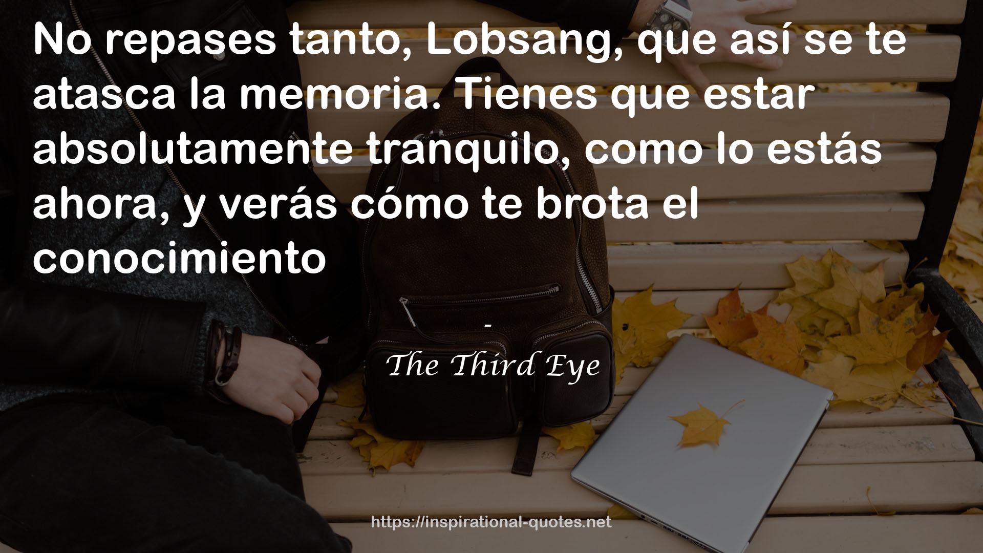 The Third Eye QUOTES