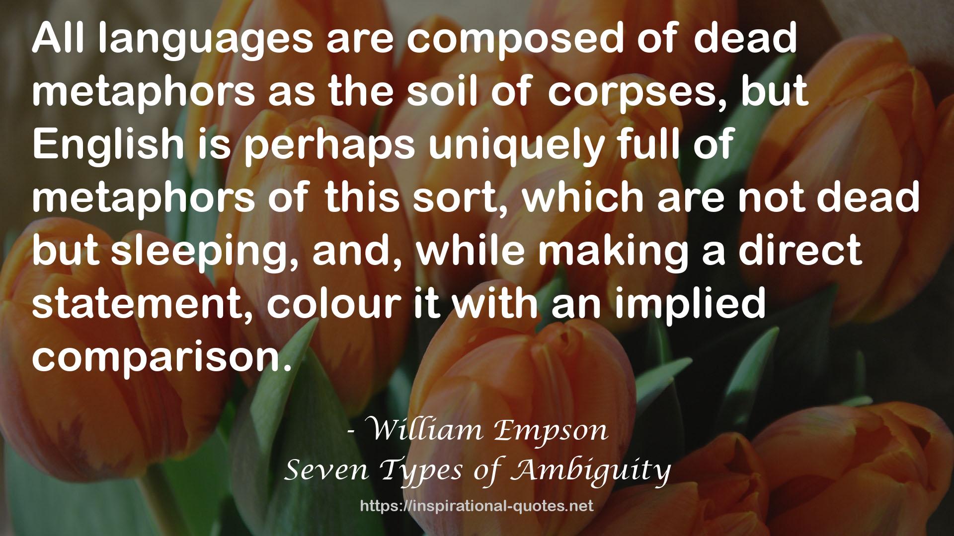 William Empson QUOTES