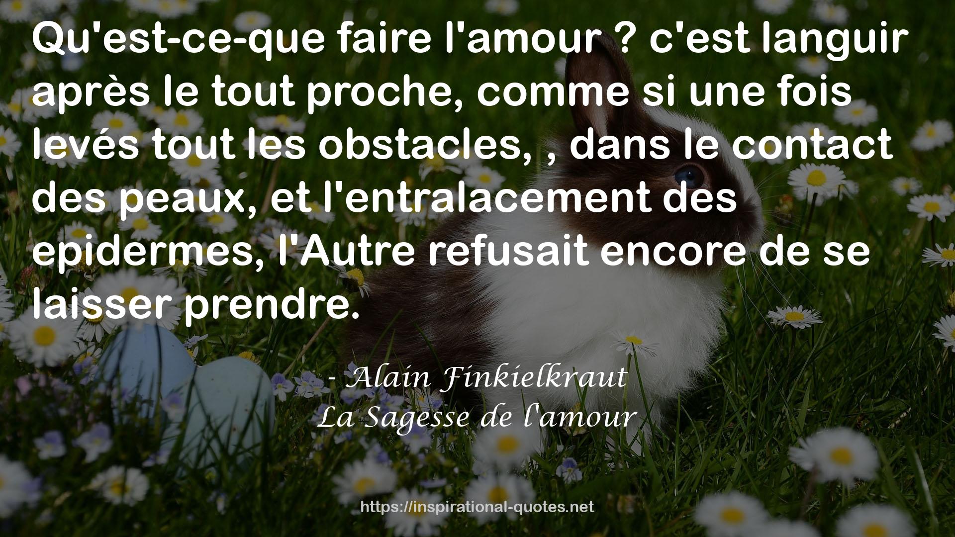 La Sagesse de l'amour QUOTES