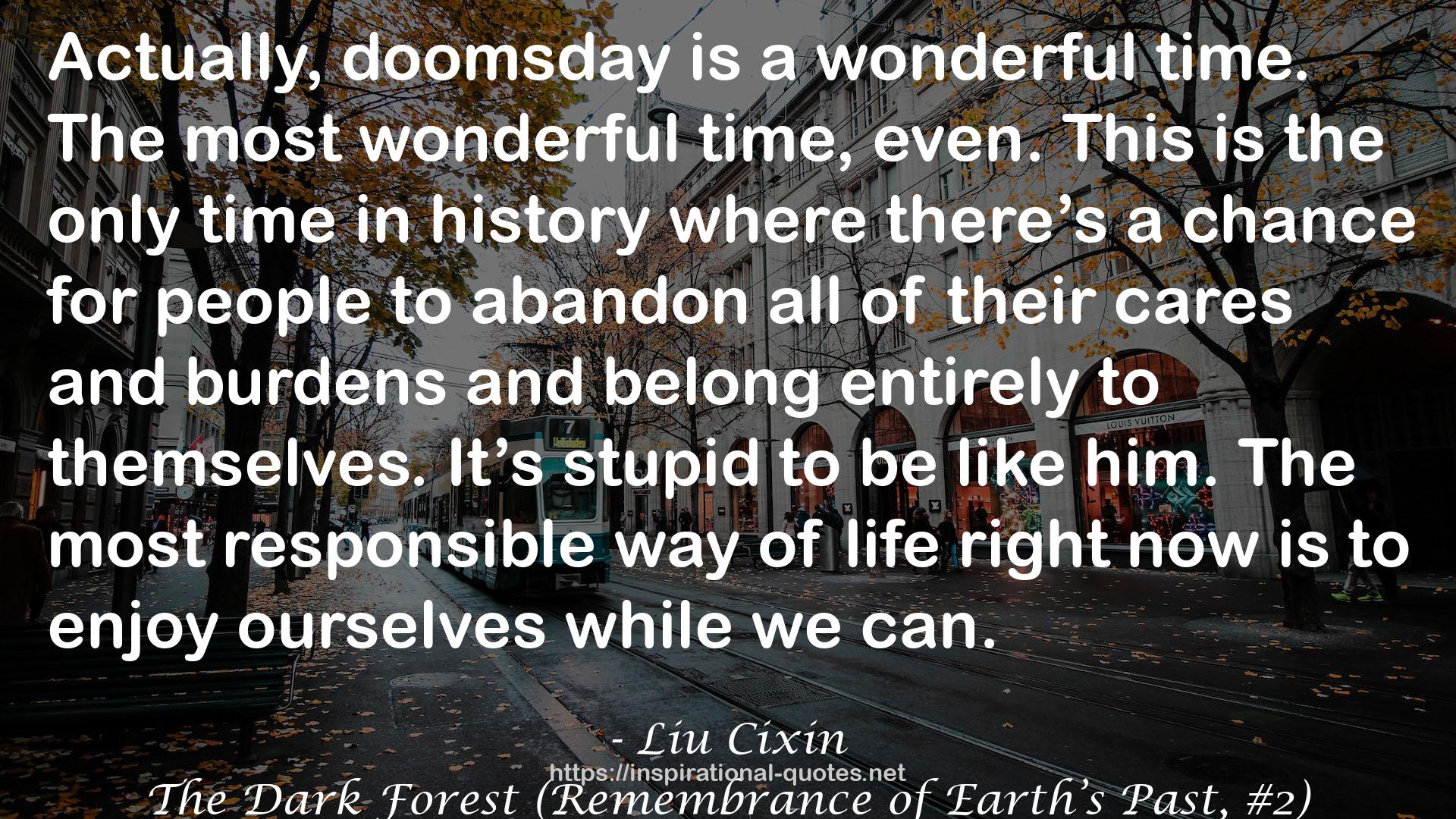 The Dark Forest (Remembrance of Earth’s Past, #2) QUOTES