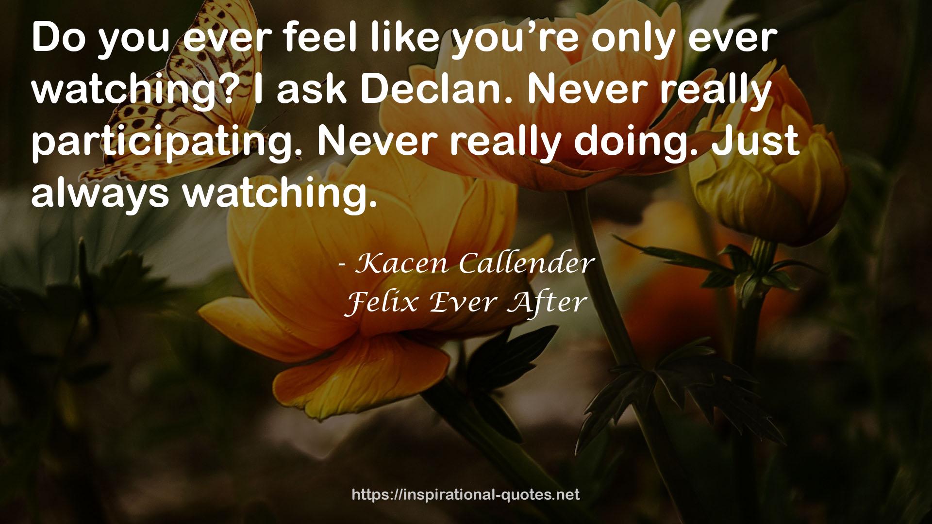 Kacen Callender QUOTES