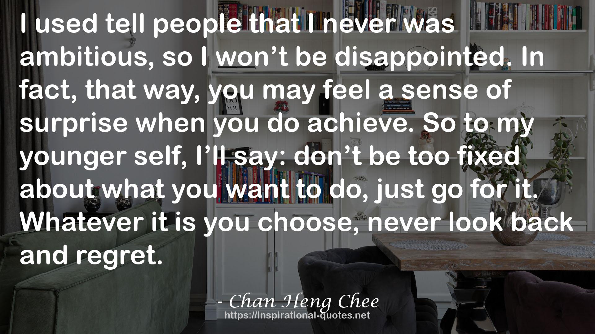 Chan Heng Chee QUOTES