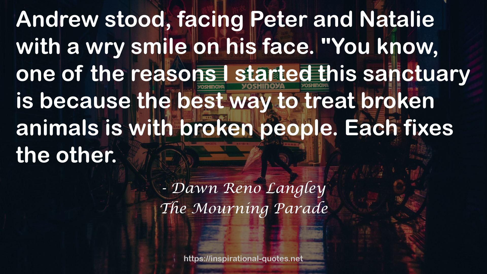 The Mourning Parade QUOTES