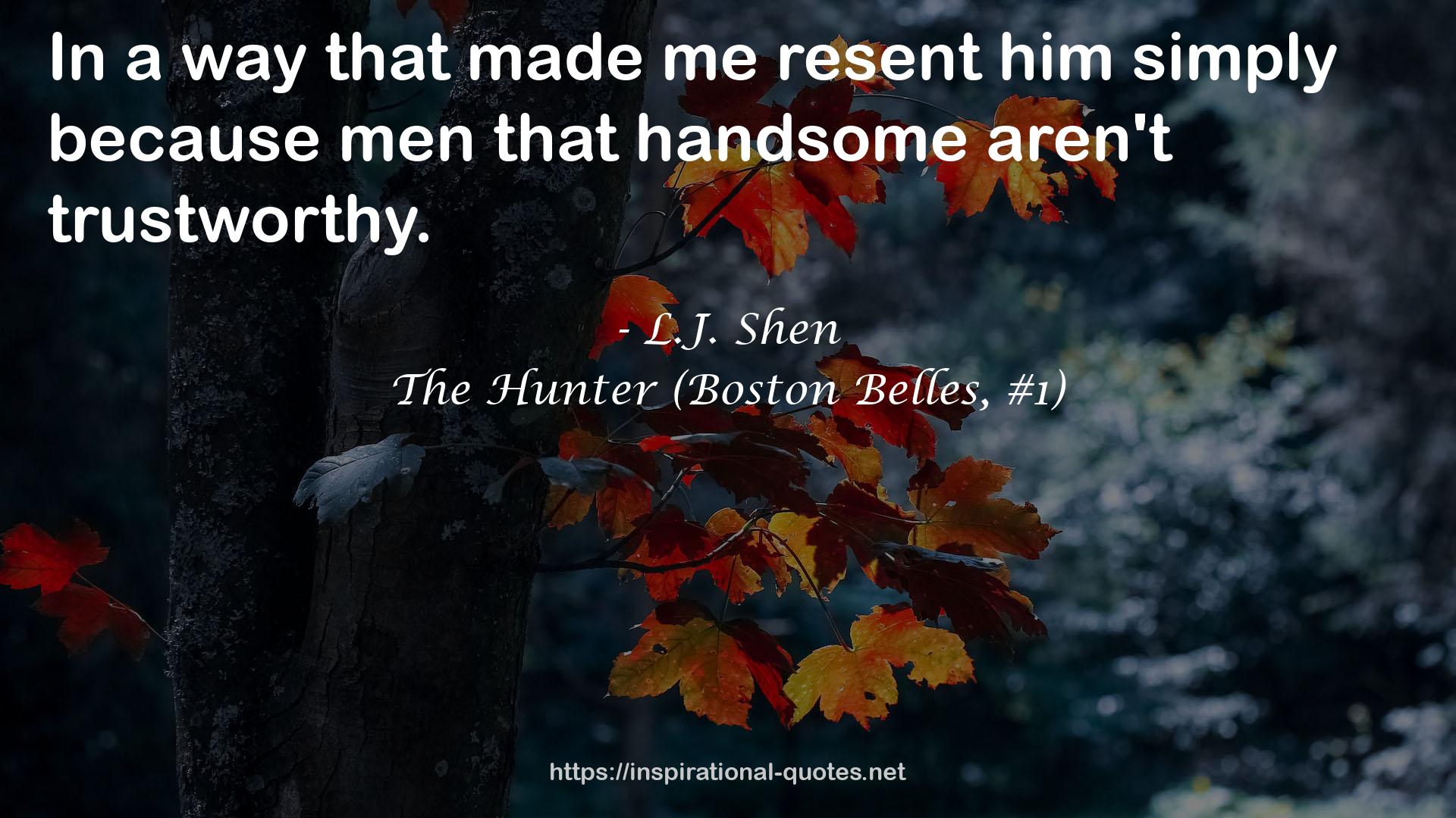 The Hunter (Boston Belles, #1) QUOTES