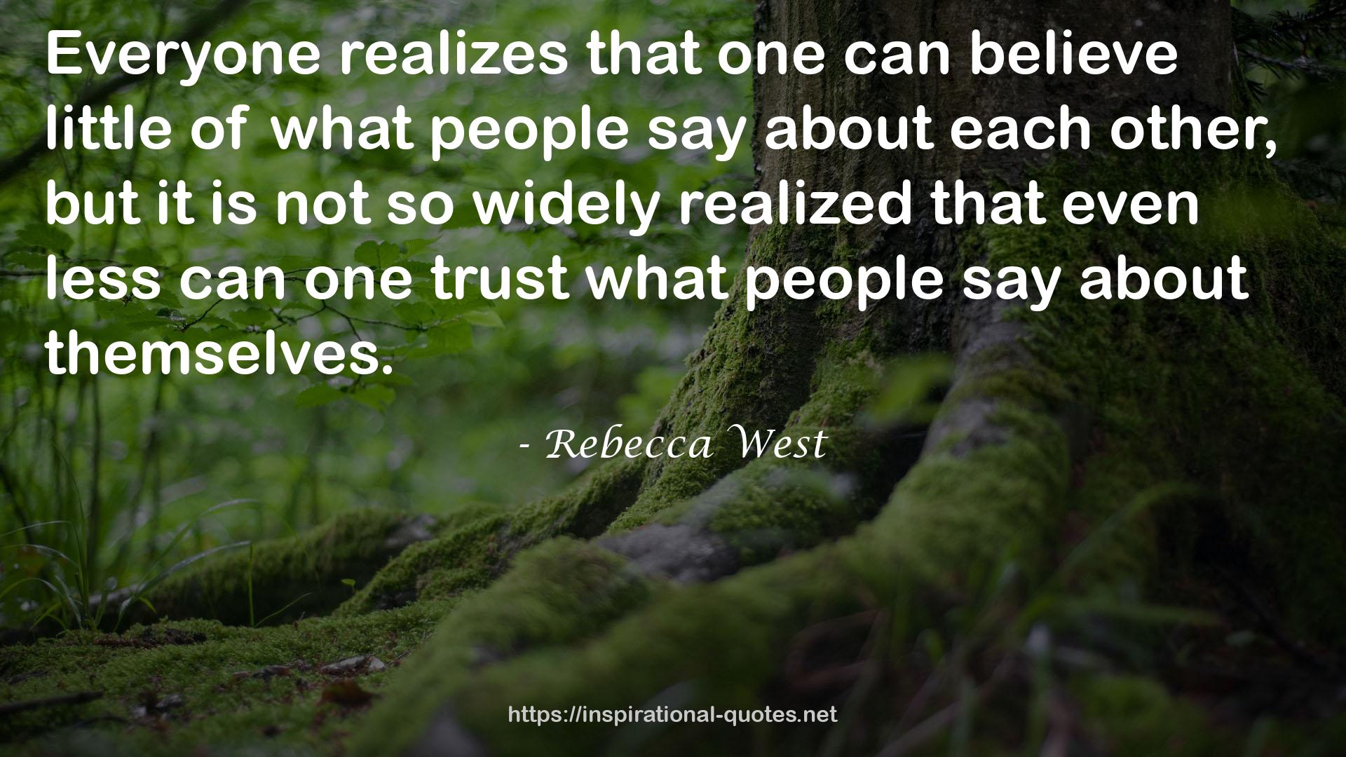 Rebecca West QUOTES