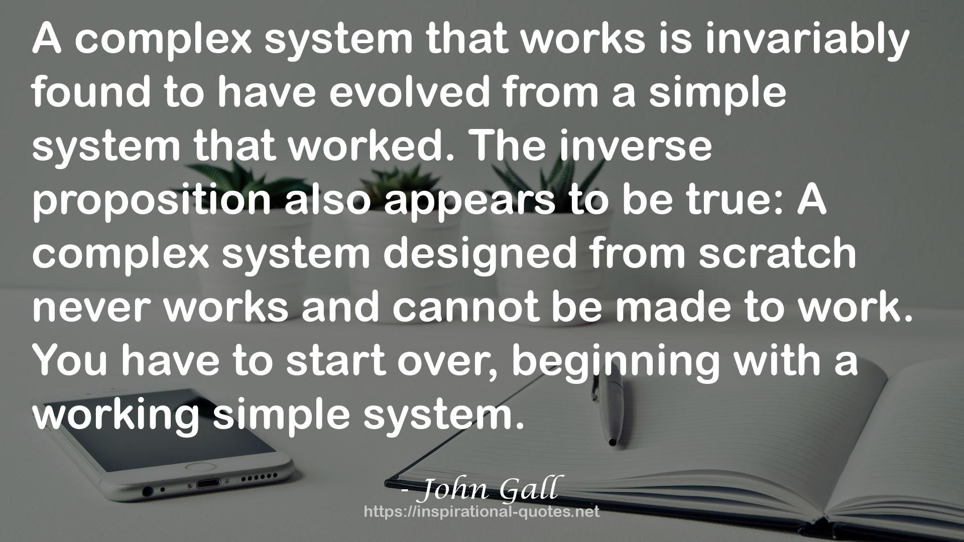 John Gall QUOTES