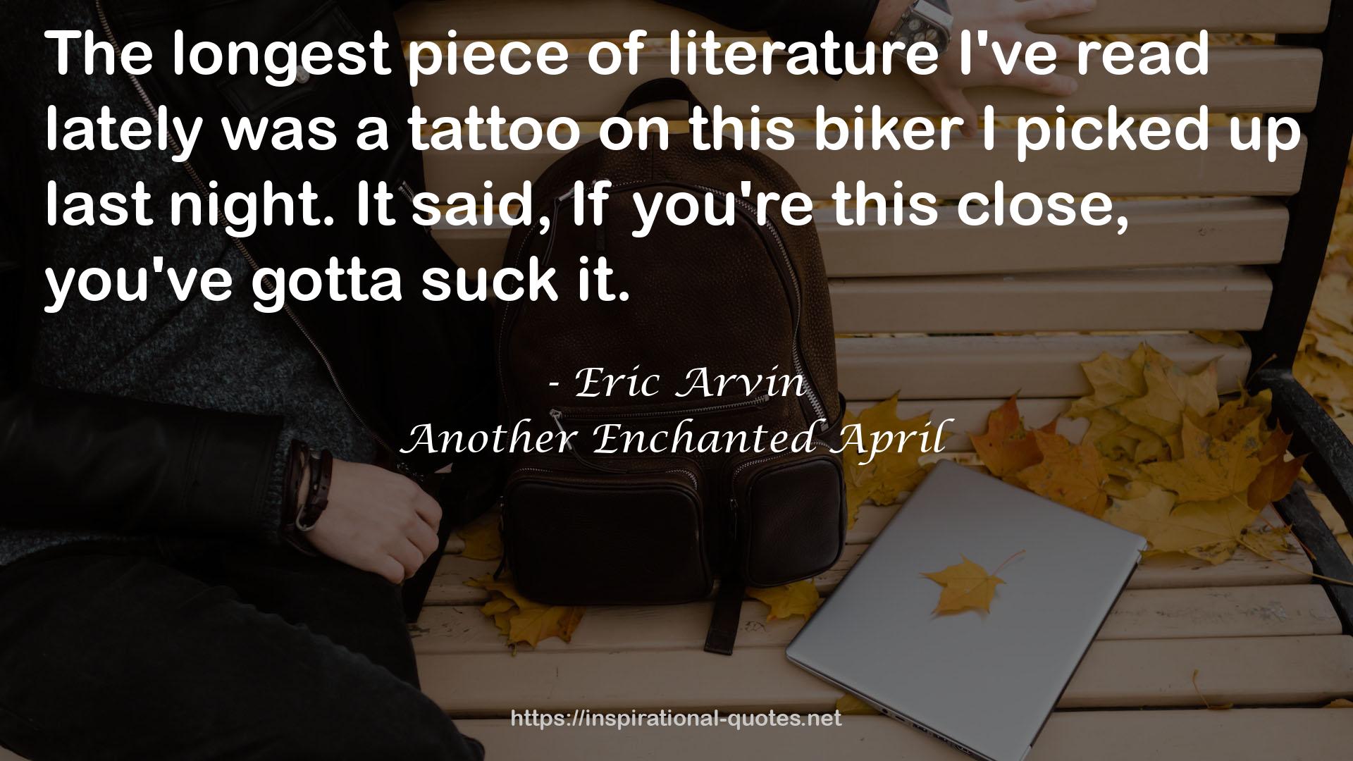 Eric Arvin QUOTES