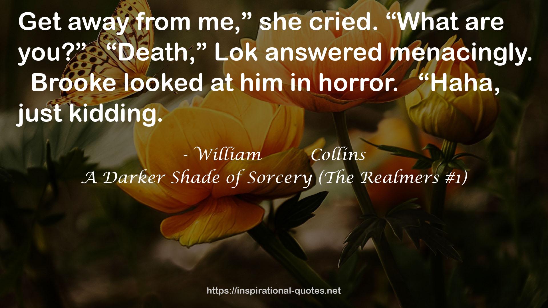 A Darker Shade of Sorcery (The Realmers #1) QUOTES