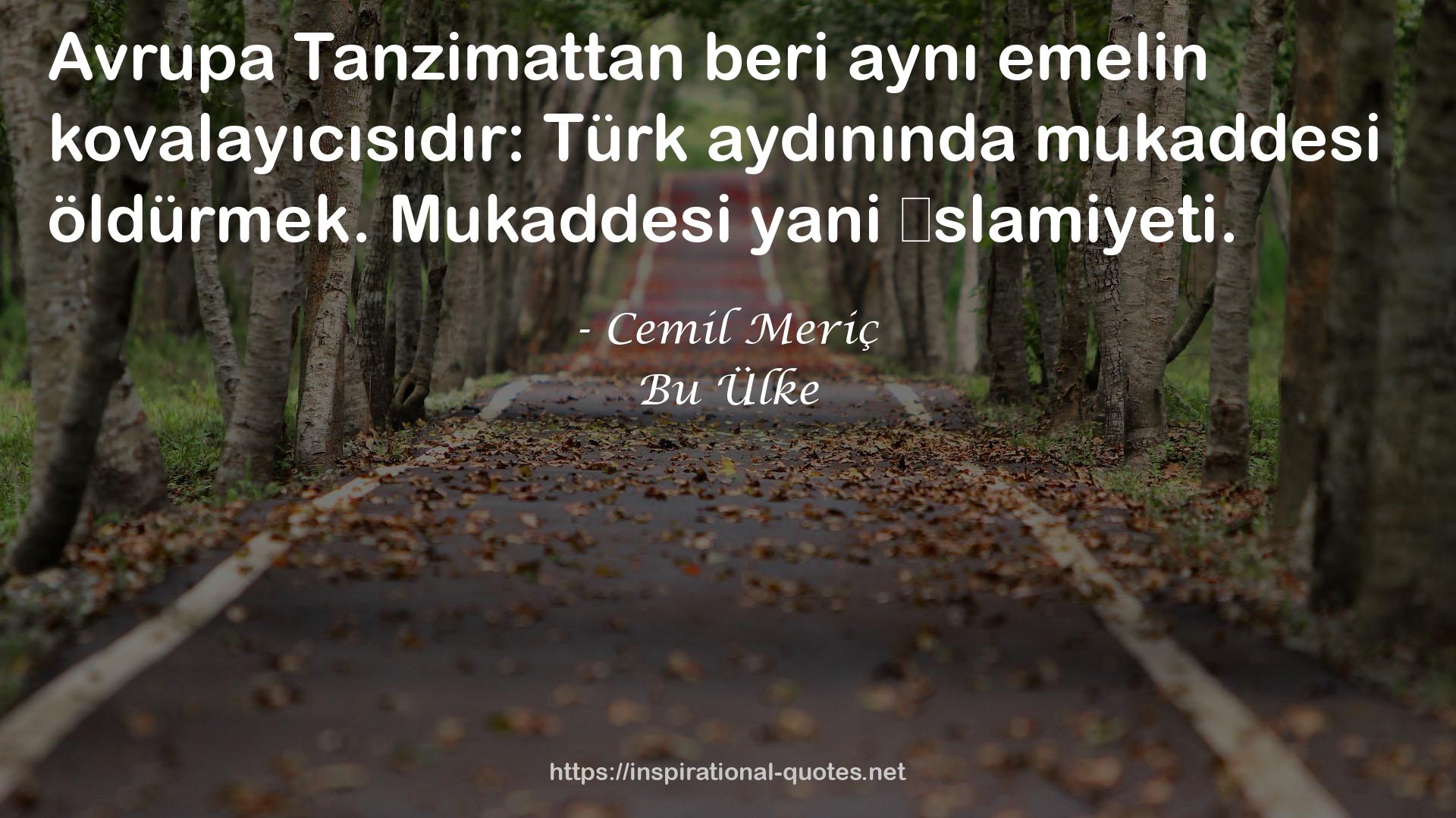 Bu Ülke QUOTES