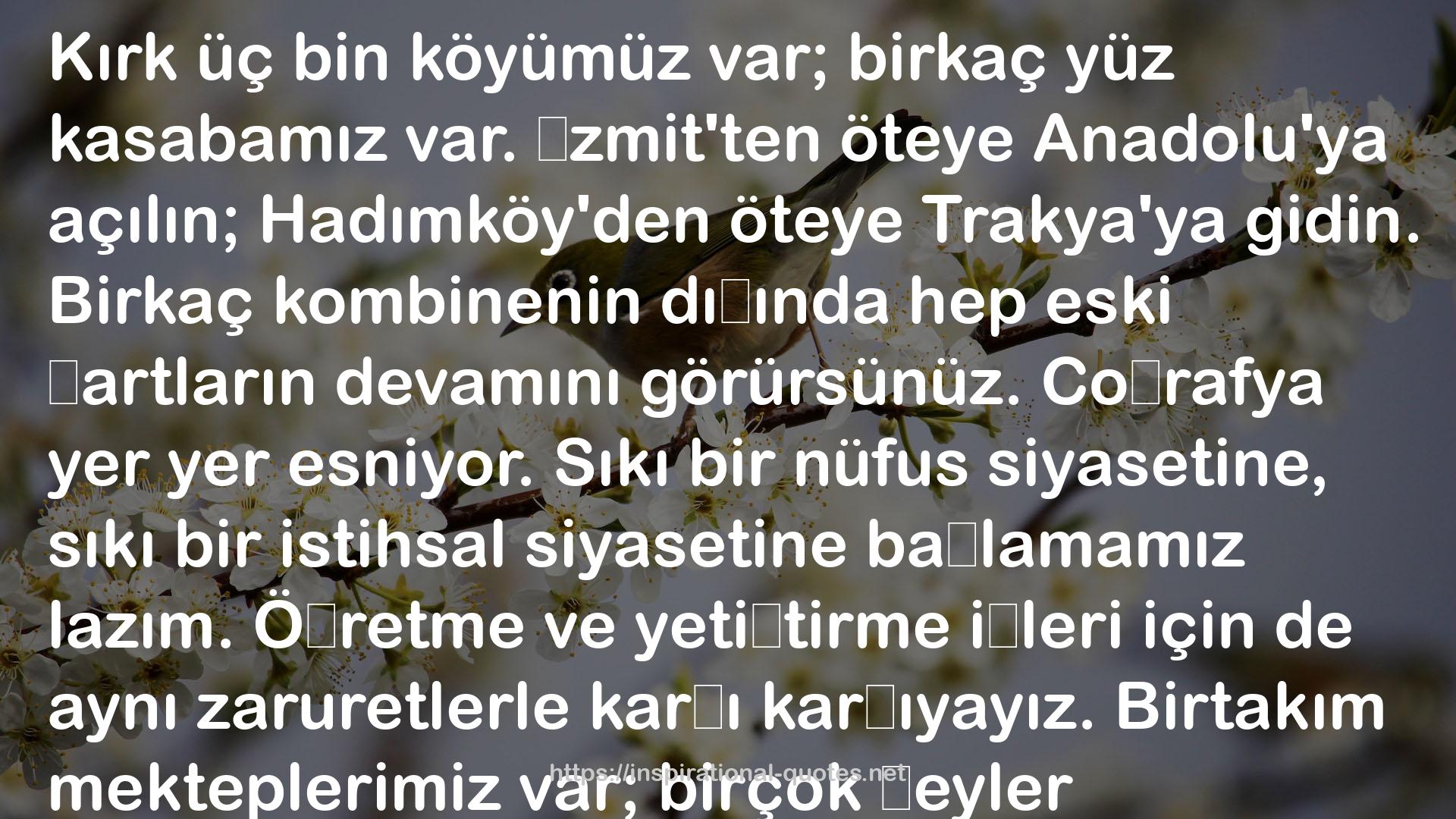 Ahmet Hamdi Tanpınar QUOTES