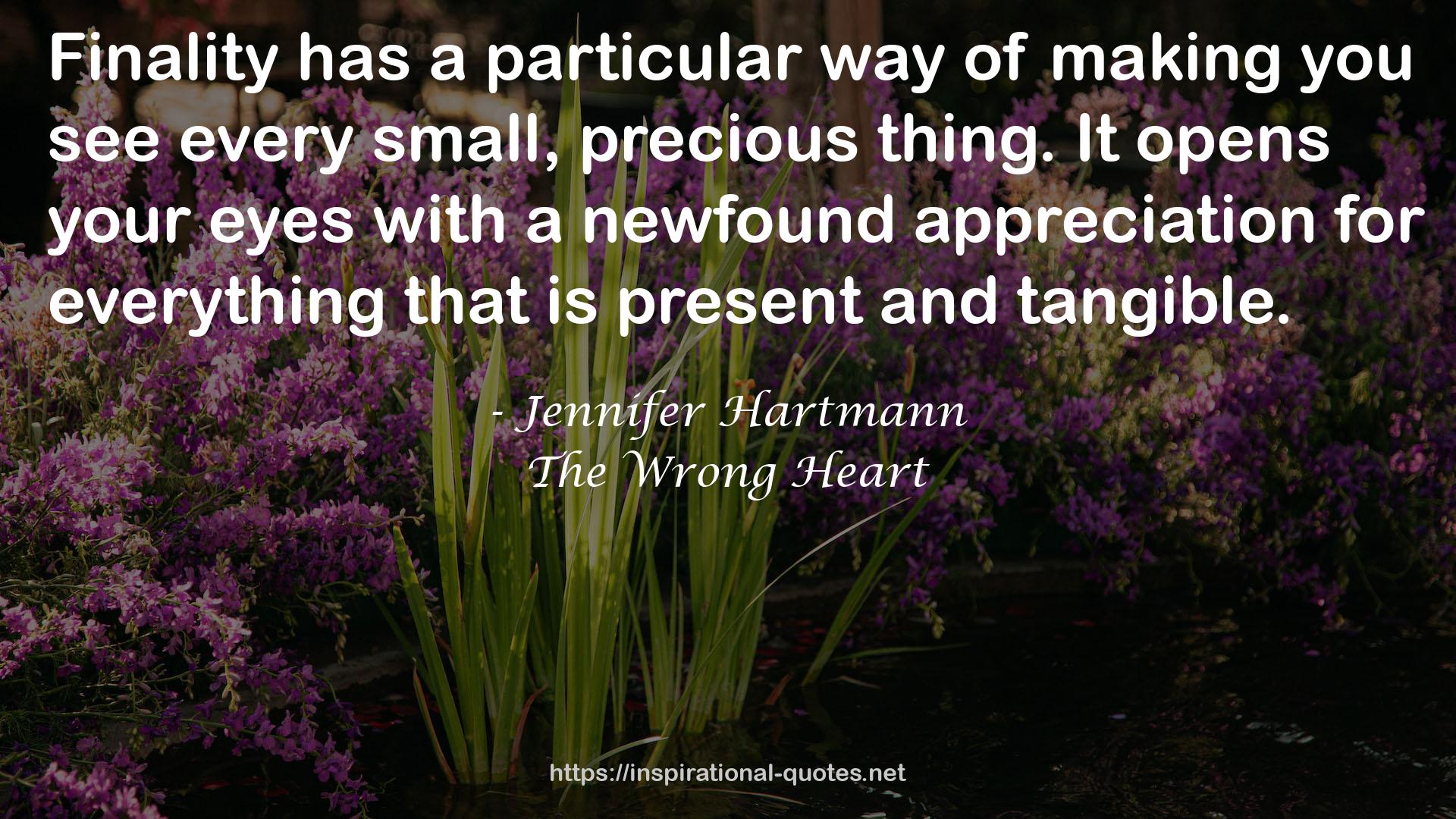 Jennifer Hartmann QUOTES