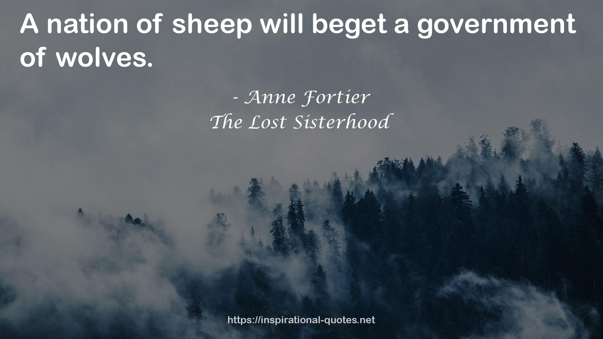 The Lost Sisterhood QUOTES