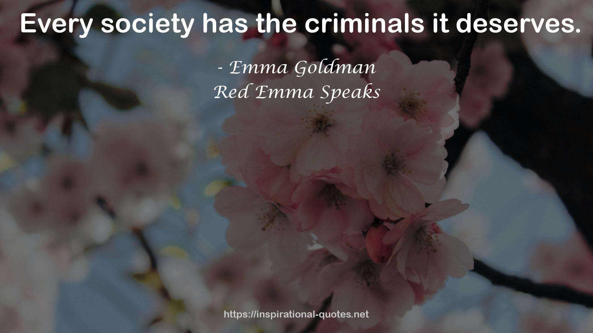 Red Emma Speaks QUOTES