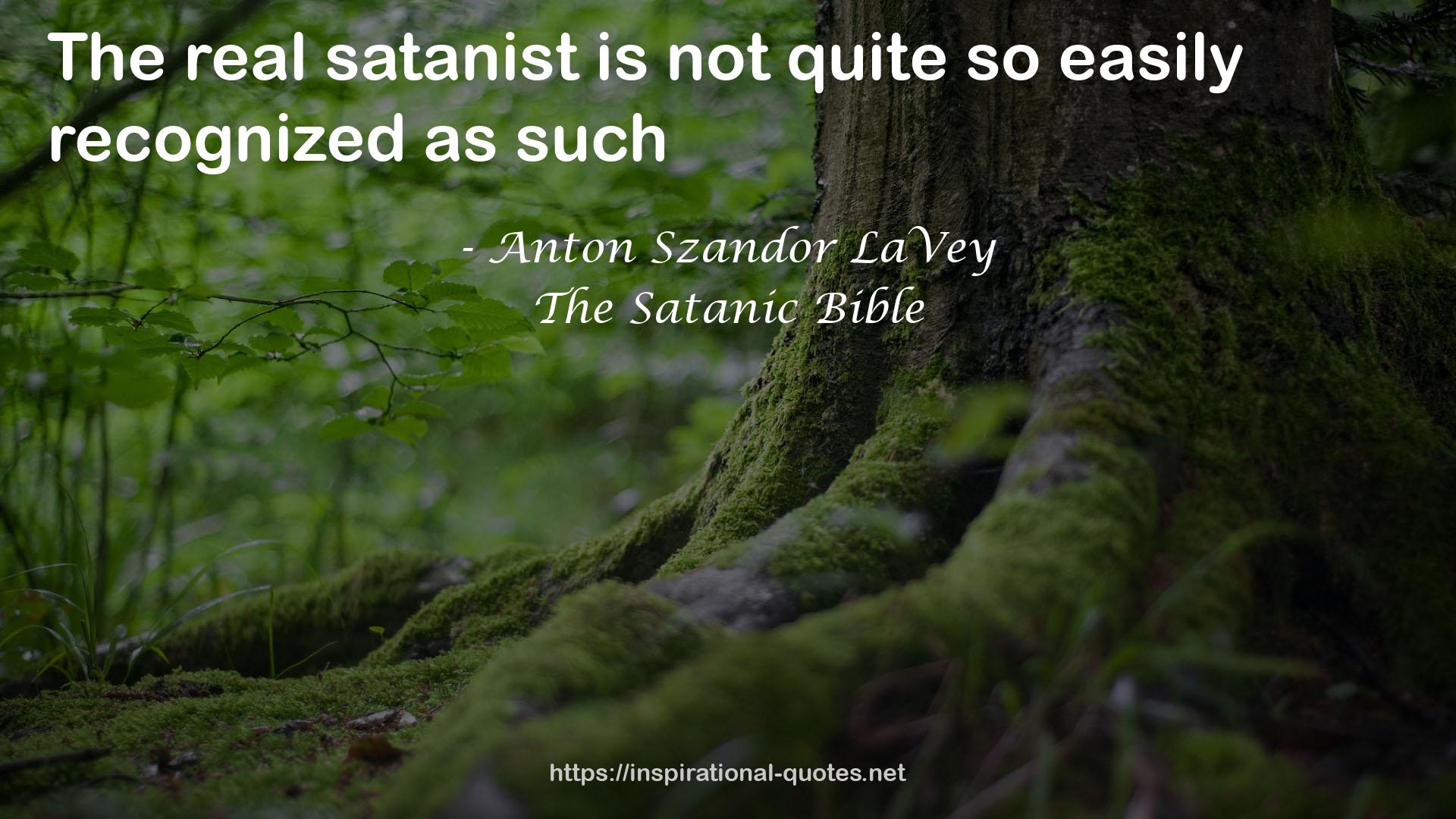 The Satanic Bible QUOTES