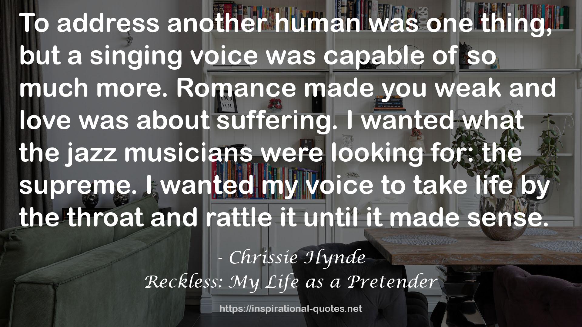 Chrissie Hynde QUOTES