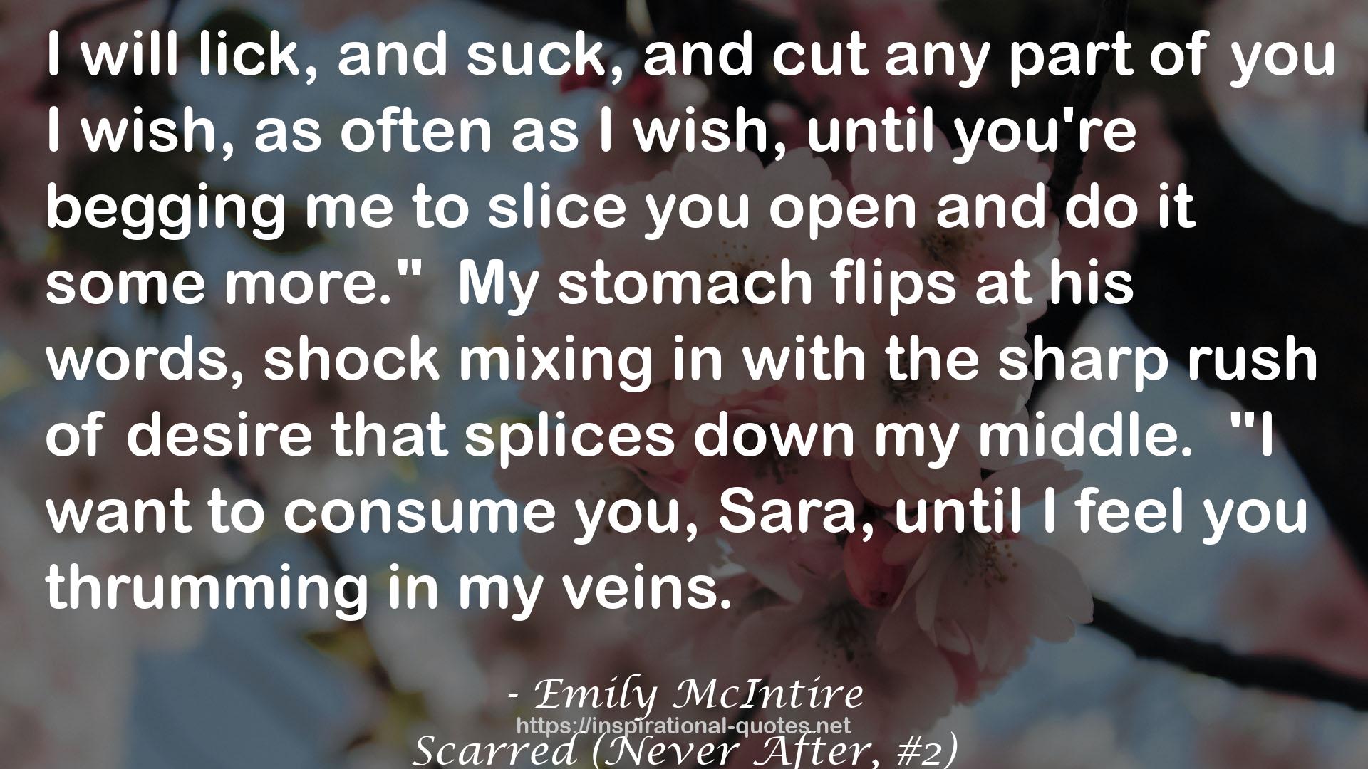 Scarred (Never After, #2) QUOTES