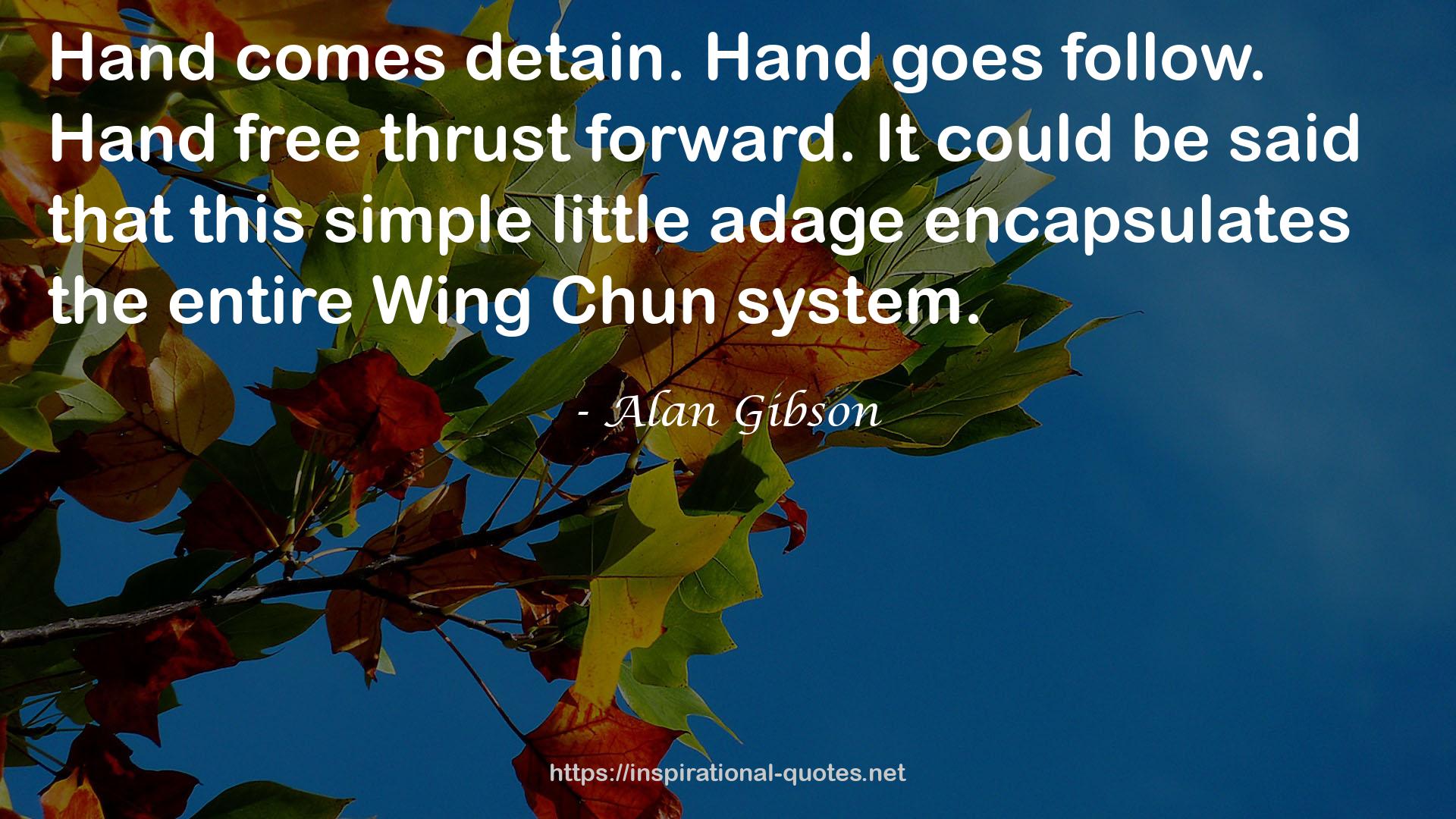 Alan Gibson QUOTES