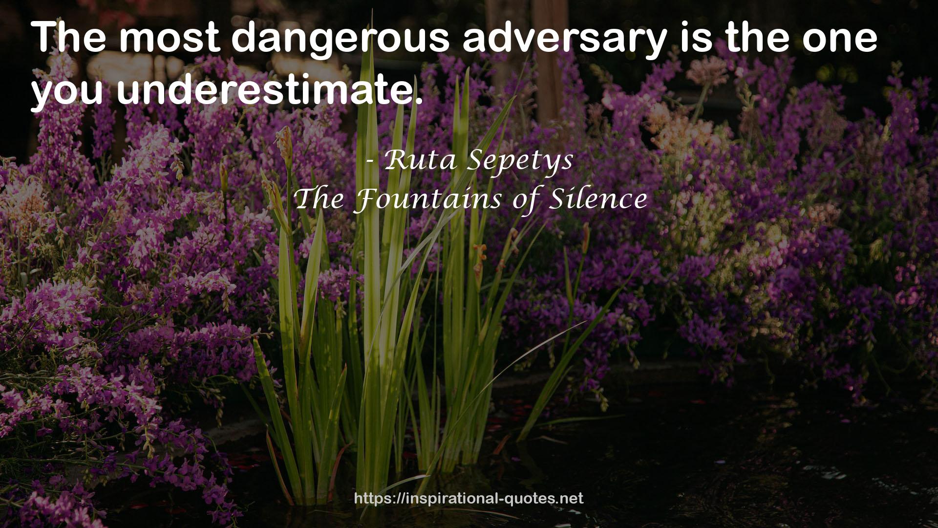 The Fountains of Silence QUOTES