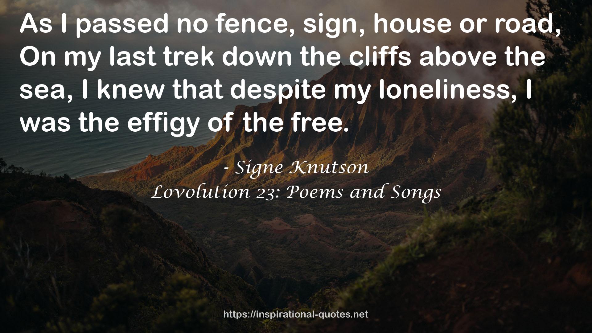 Lovolution 23: Poems and Songs QUOTES