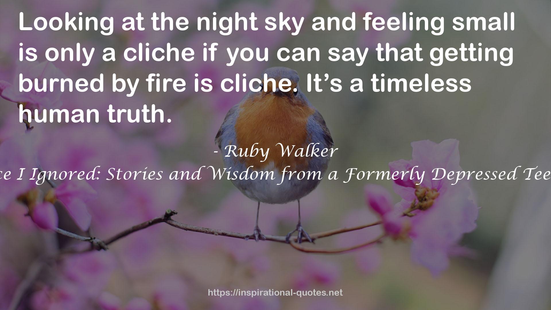 Ruby Walker QUOTES