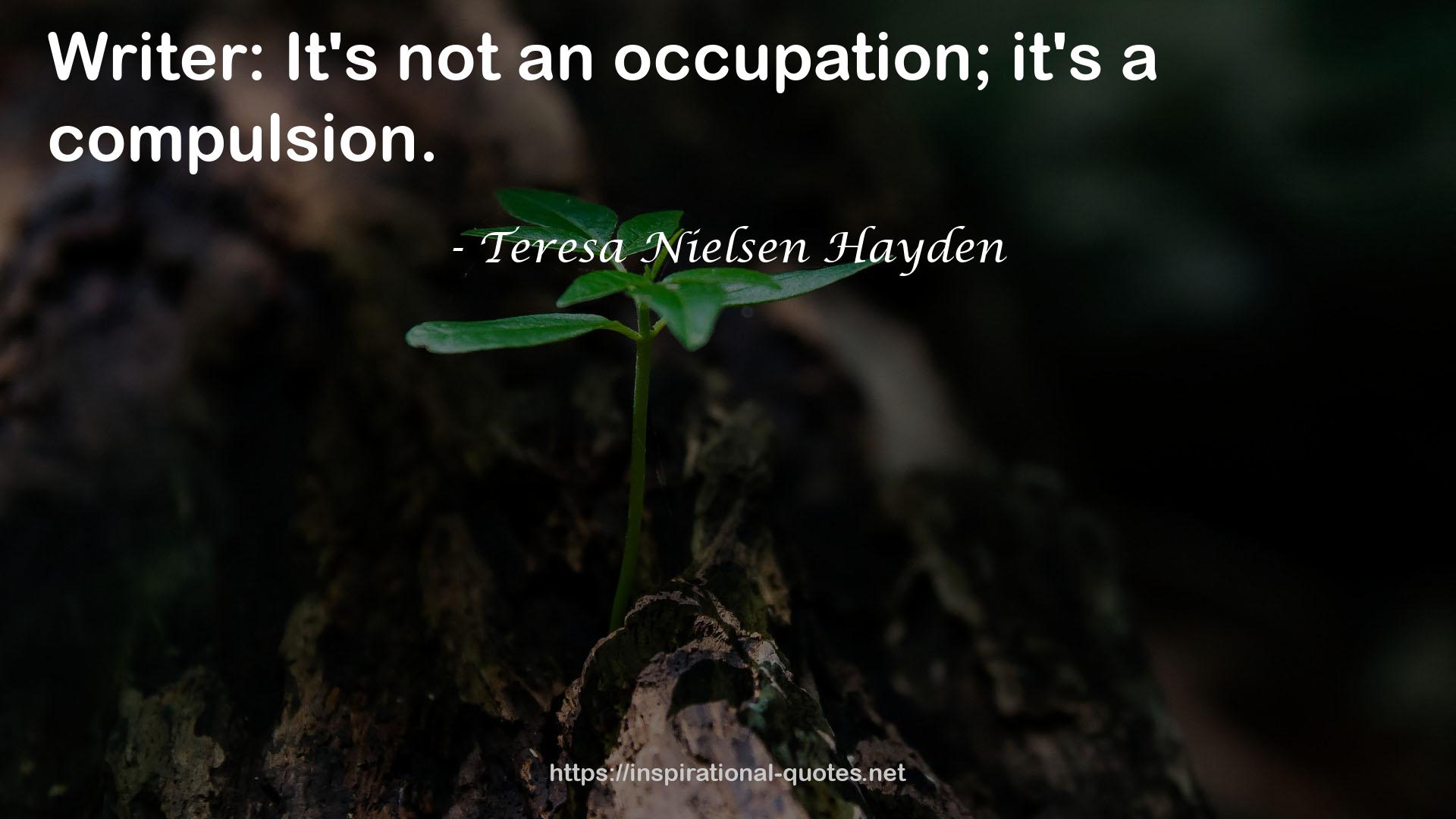 Teresa Nielsen Hayden QUOTES