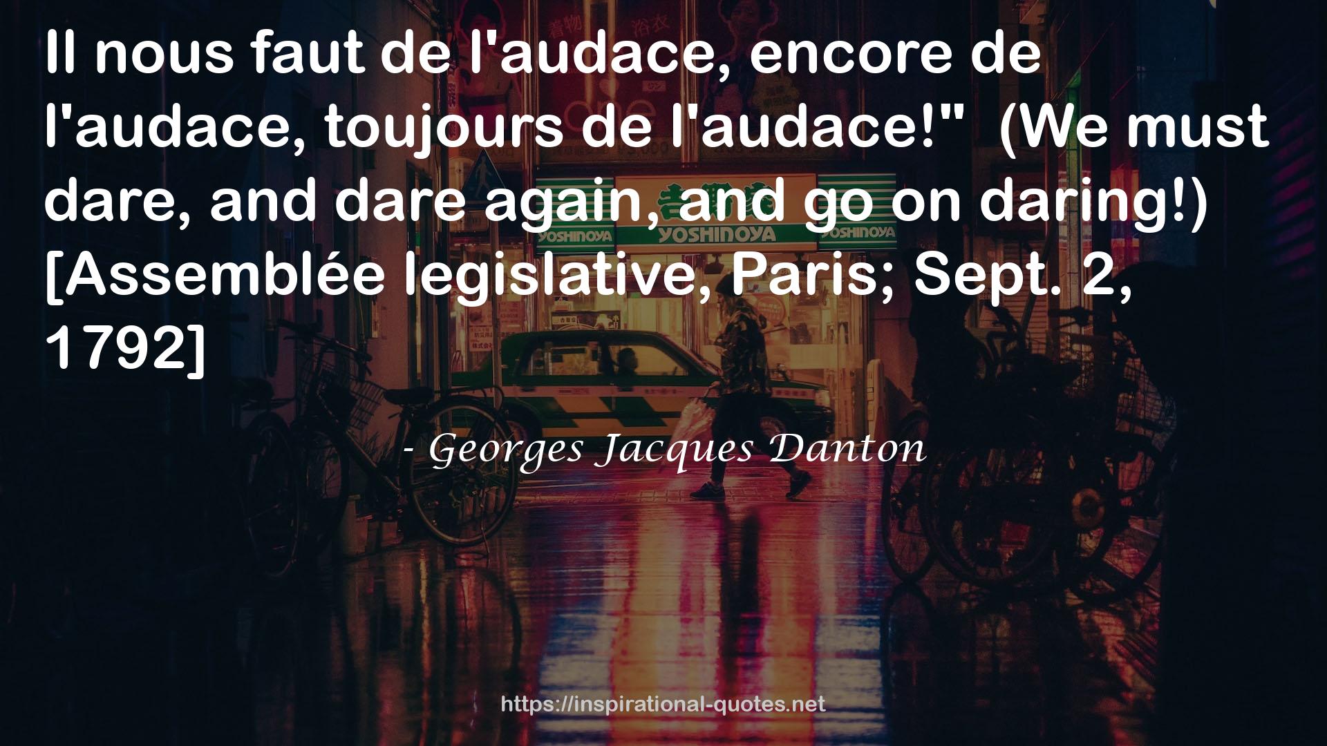 Georges Jacques Danton QUOTES