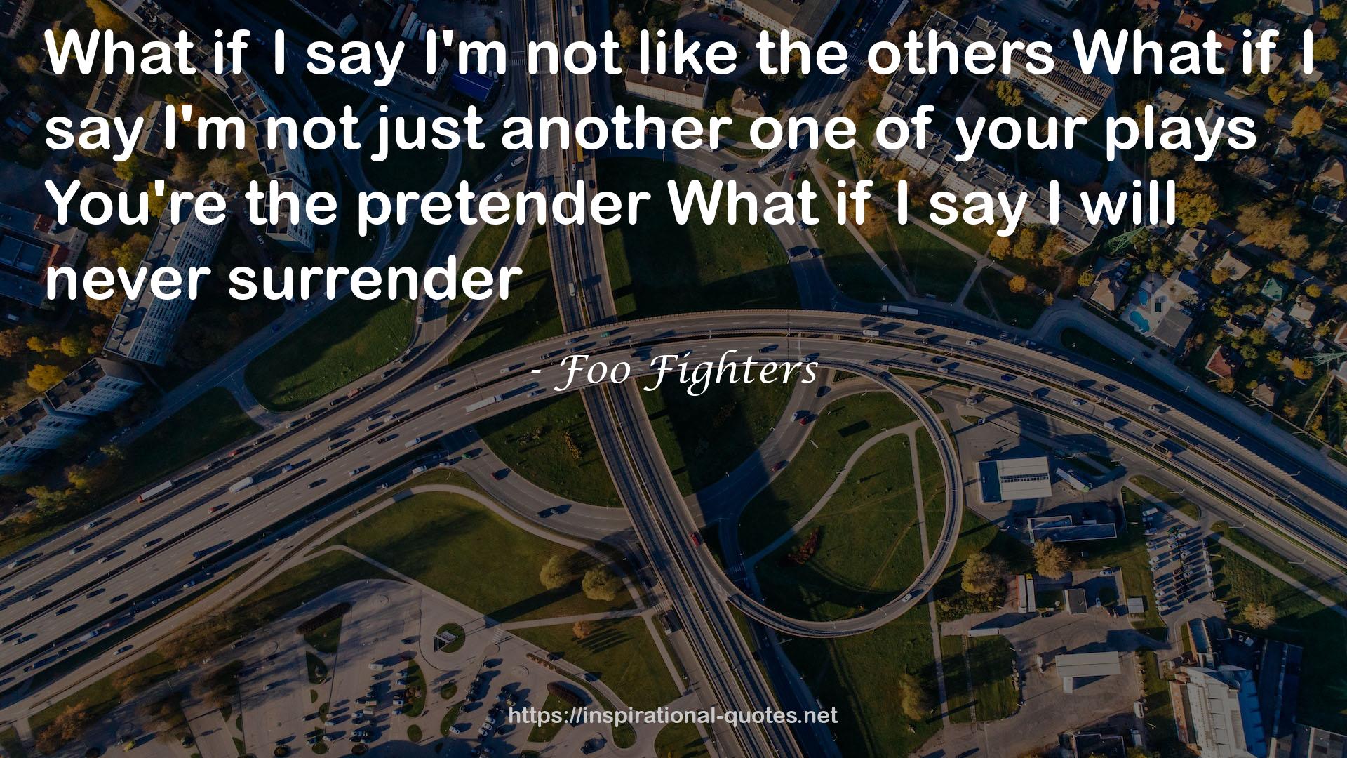 Foo Fighters QUOTES