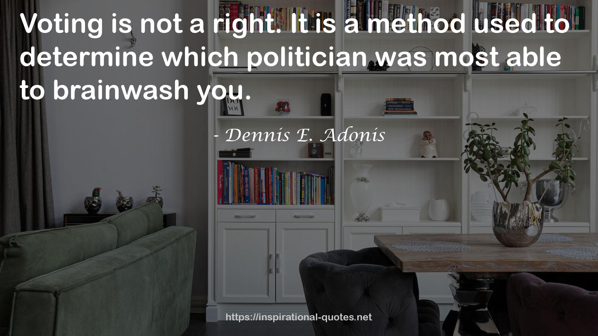 which politician  QUOTES