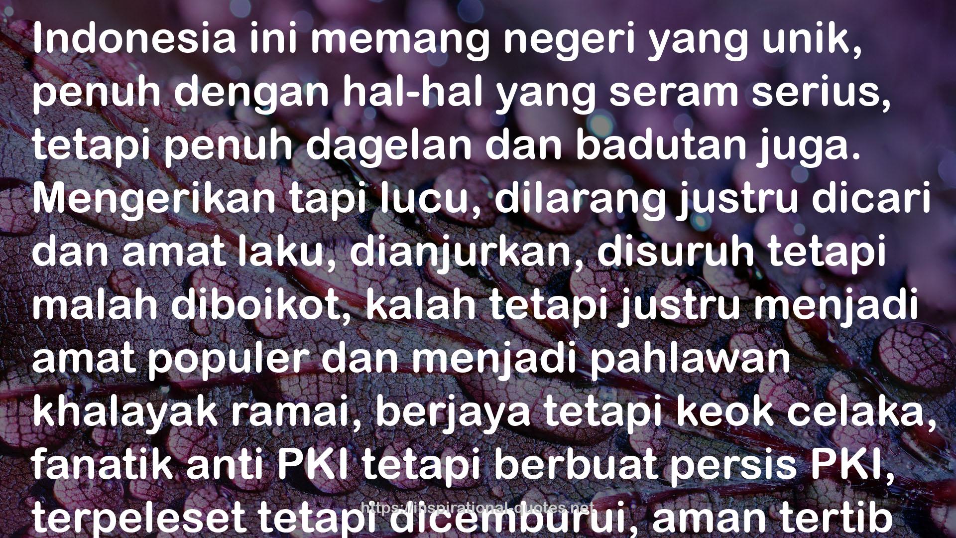 Politik Hati Nurani QUOTES