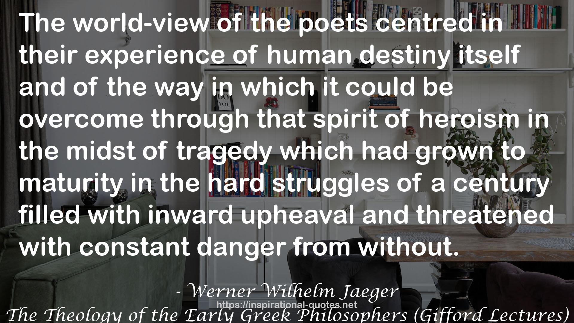 Werner Wilhelm Jaeger QUOTES