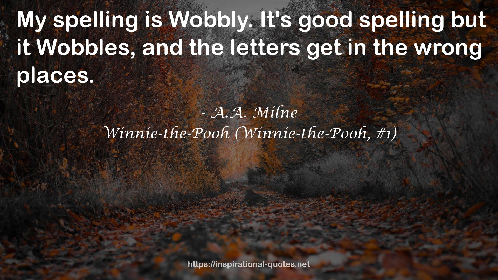 A.A. Milne QUOTES
