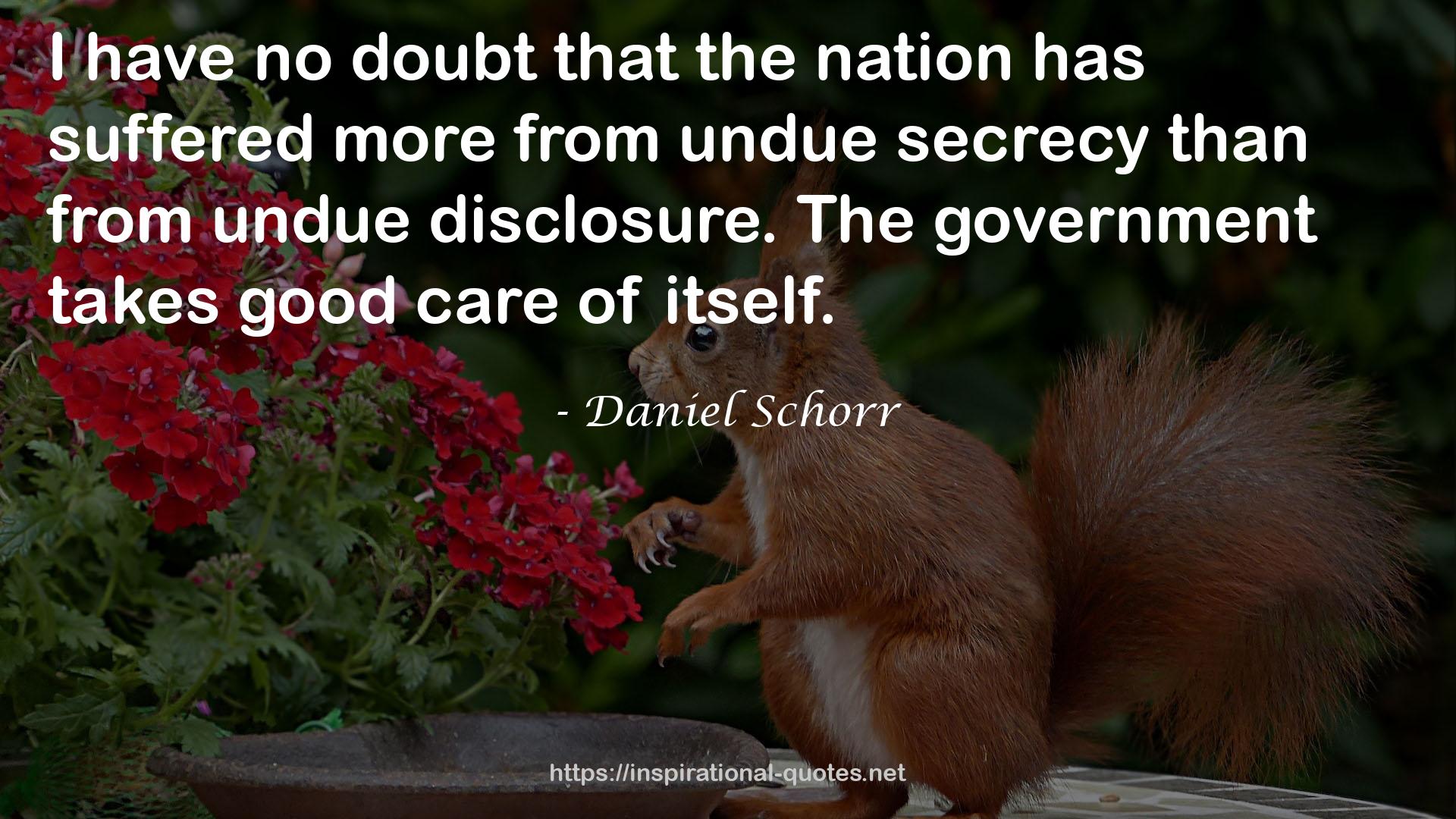 Daniel Schorr QUOTES