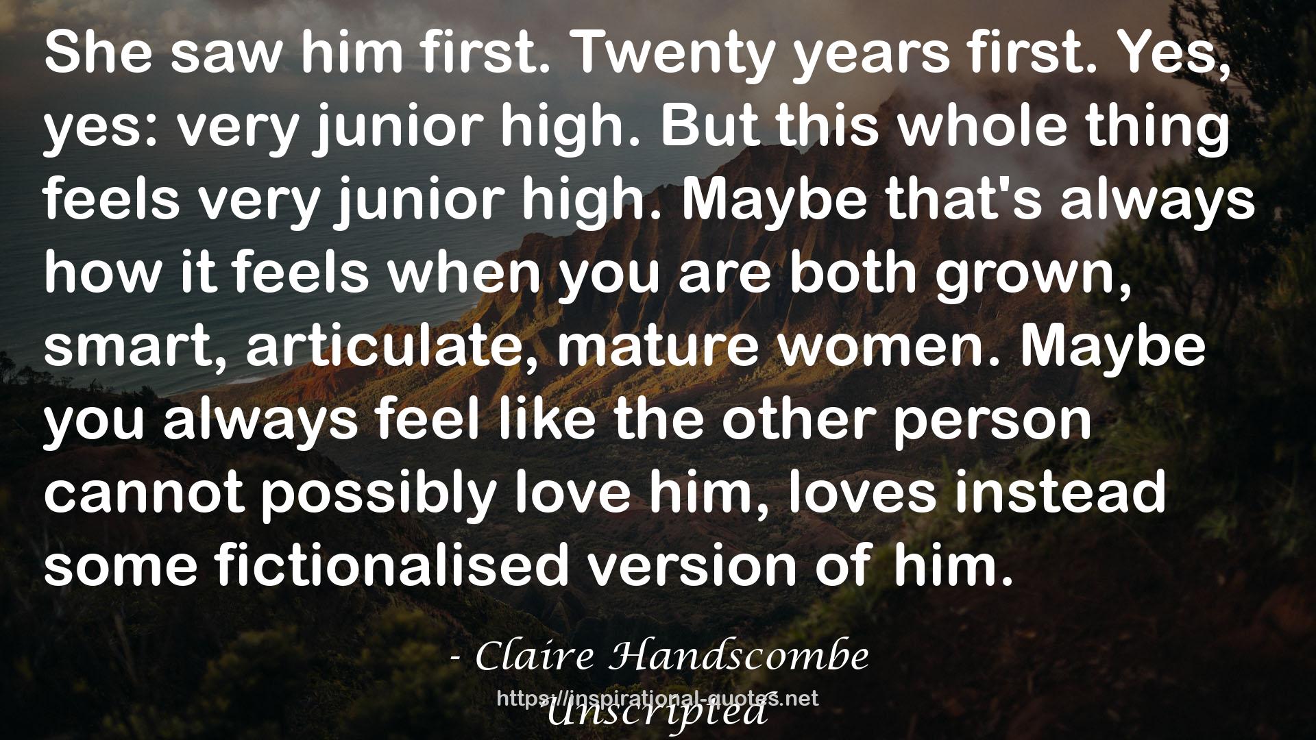 Claire Handscombe QUOTES