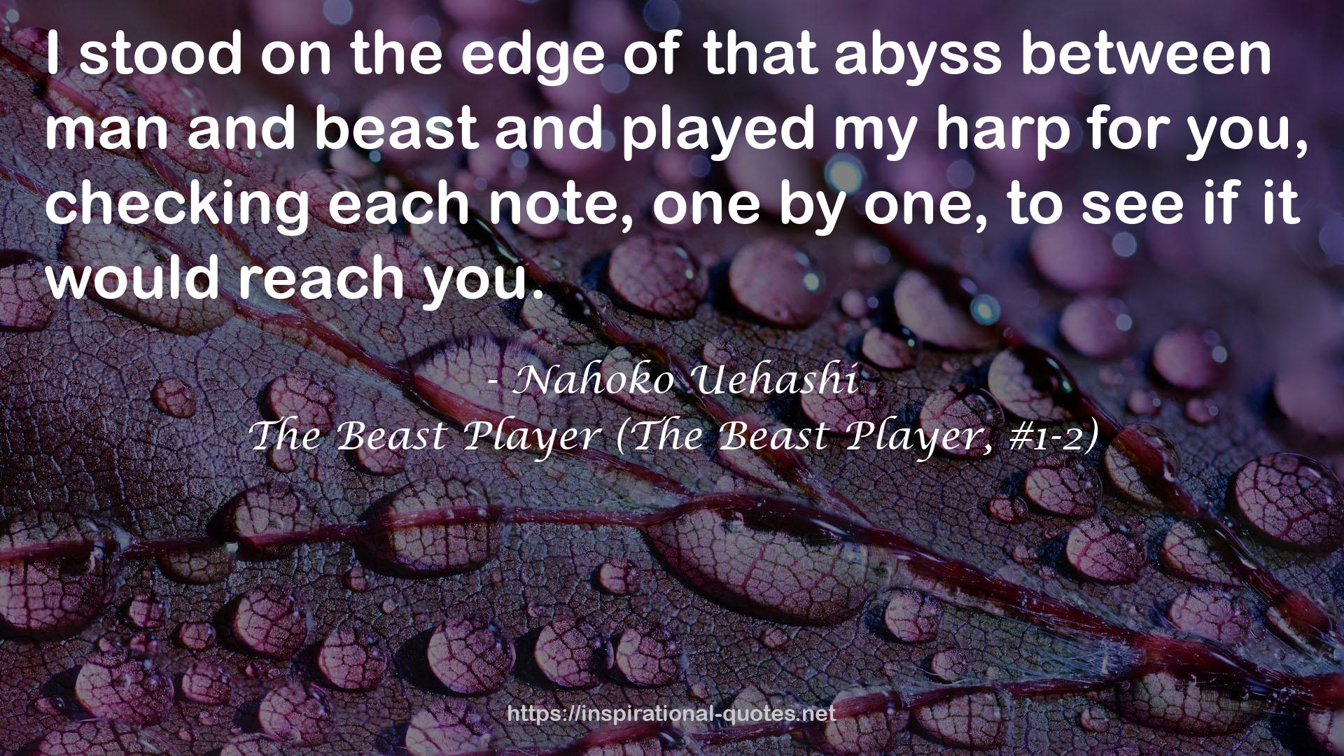 The Beast Player (The Beast Player, #1-2) QUOTES