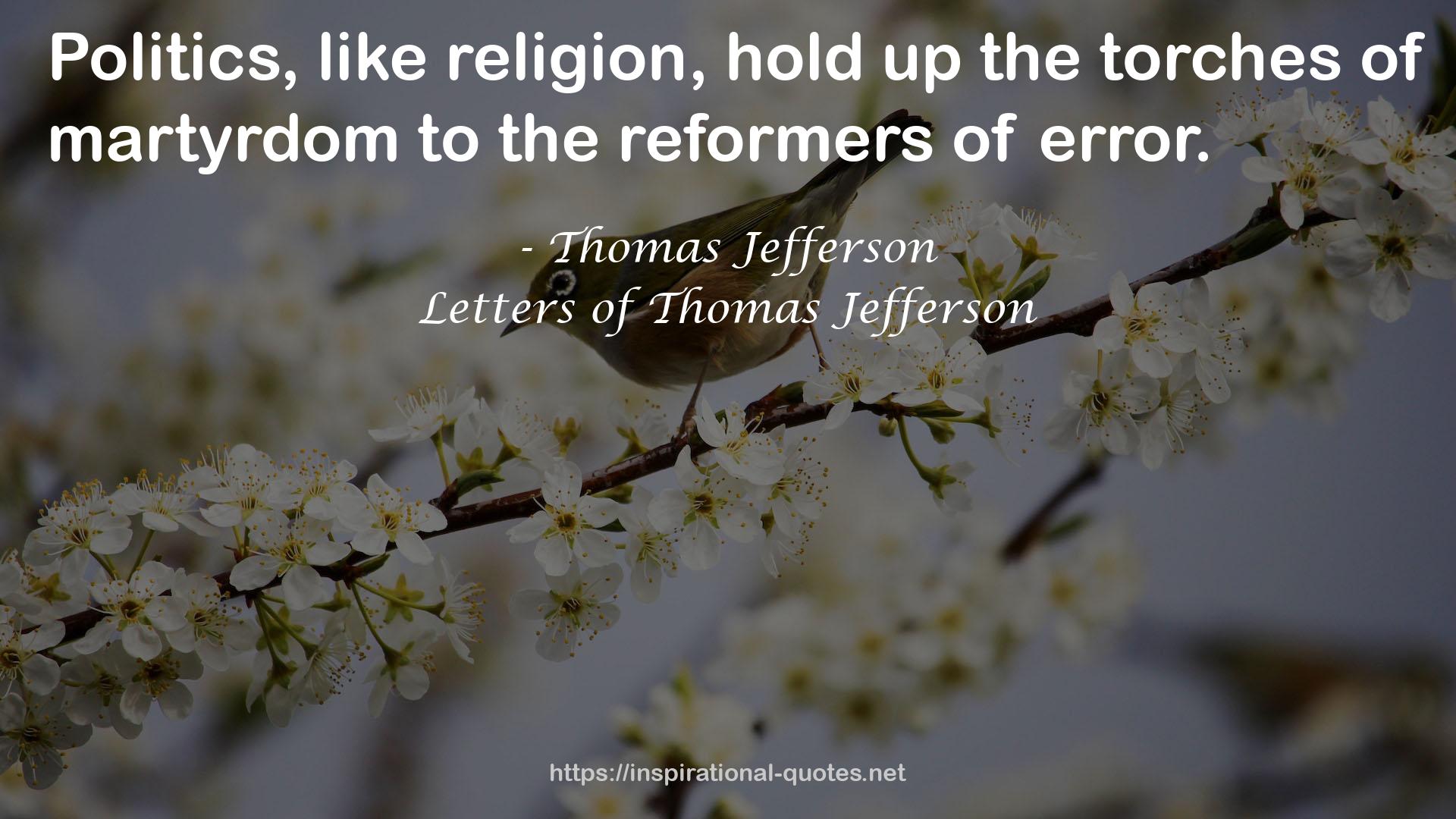 Thomas Jefferson QUOTES